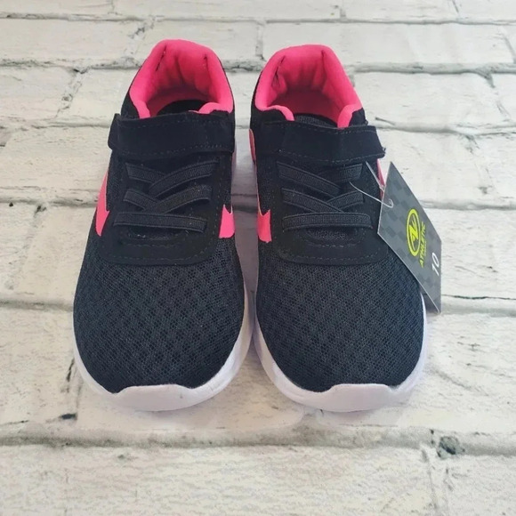 Toddler Black with Neon Pink Shoes - Picture 2 of 7